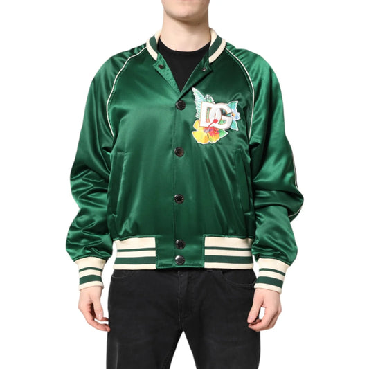 Dolce & Gabbana Bomber Jacket Style Explosion with Full Zip Closure
