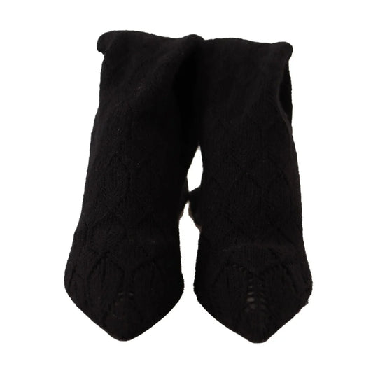 Dolce Gabbana Boots With Stretch Sock Allure For Black Dress &