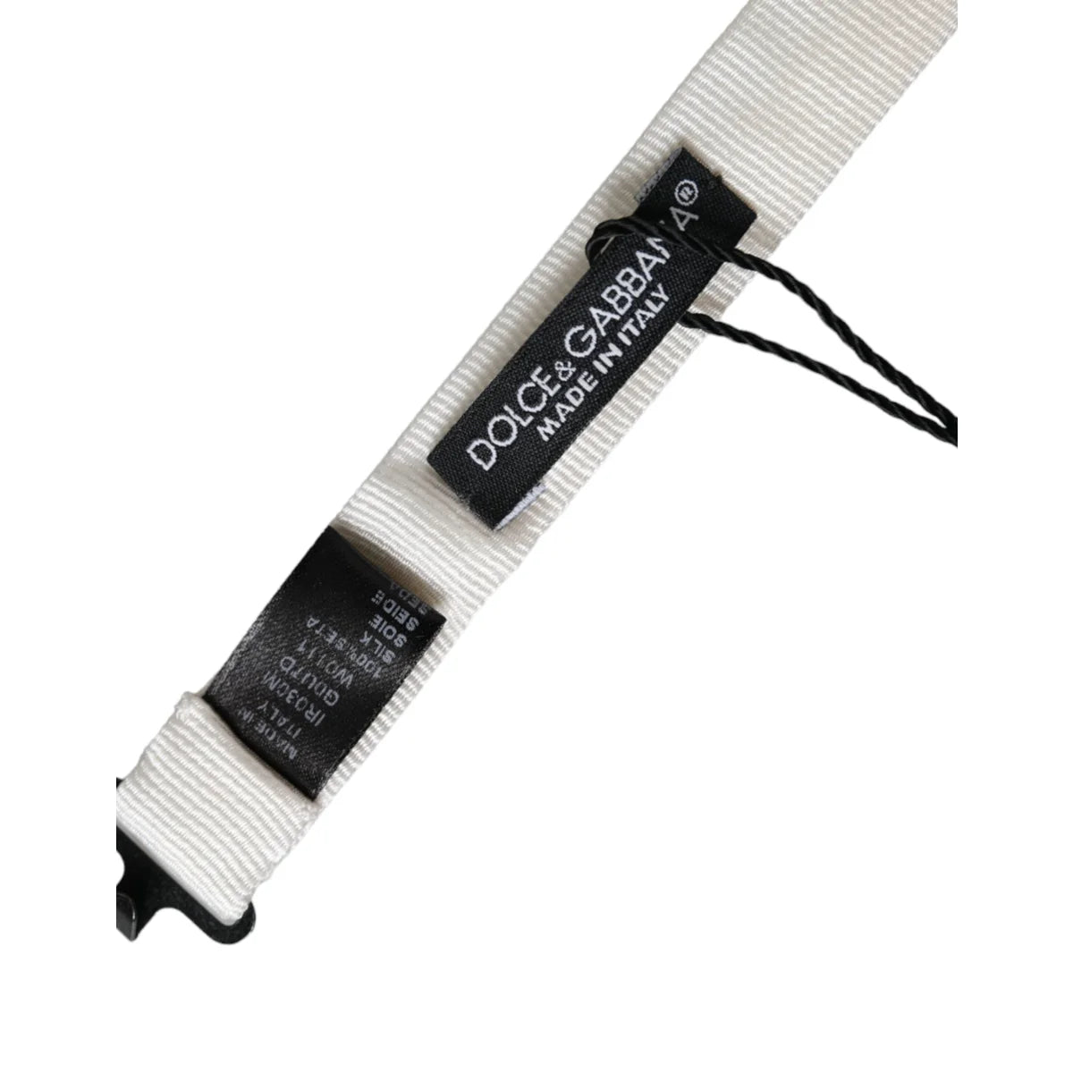 Dolce Gabbana Bow Tie Dress Sensation with Elegant Metal Clasp &