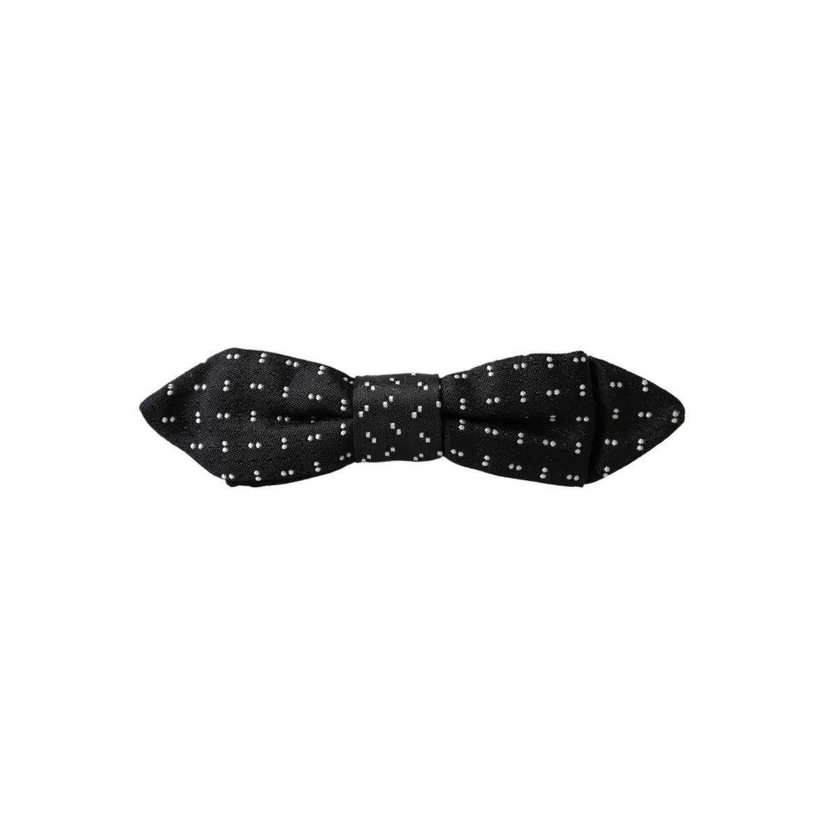 Dolce Gabbana Bow Tie with Metal Clasp for Elegant Dress Looks &