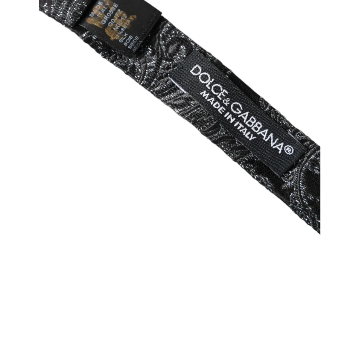 Dolce and Gabbana Bow Tie with Signature Metal Clasp &