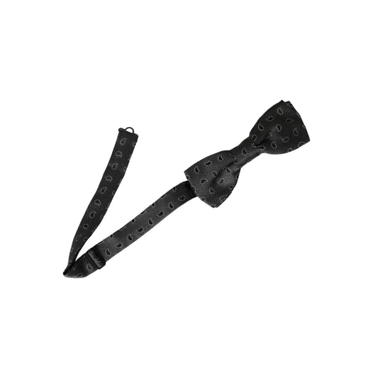 Dolce and Gabbana Bow Tie with Unique Metal Clasp Detailing &