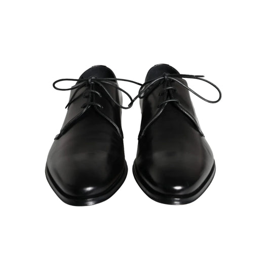Dolce Gabbana Calfskin Leather Dress Shoes Authentic Mens Derby &