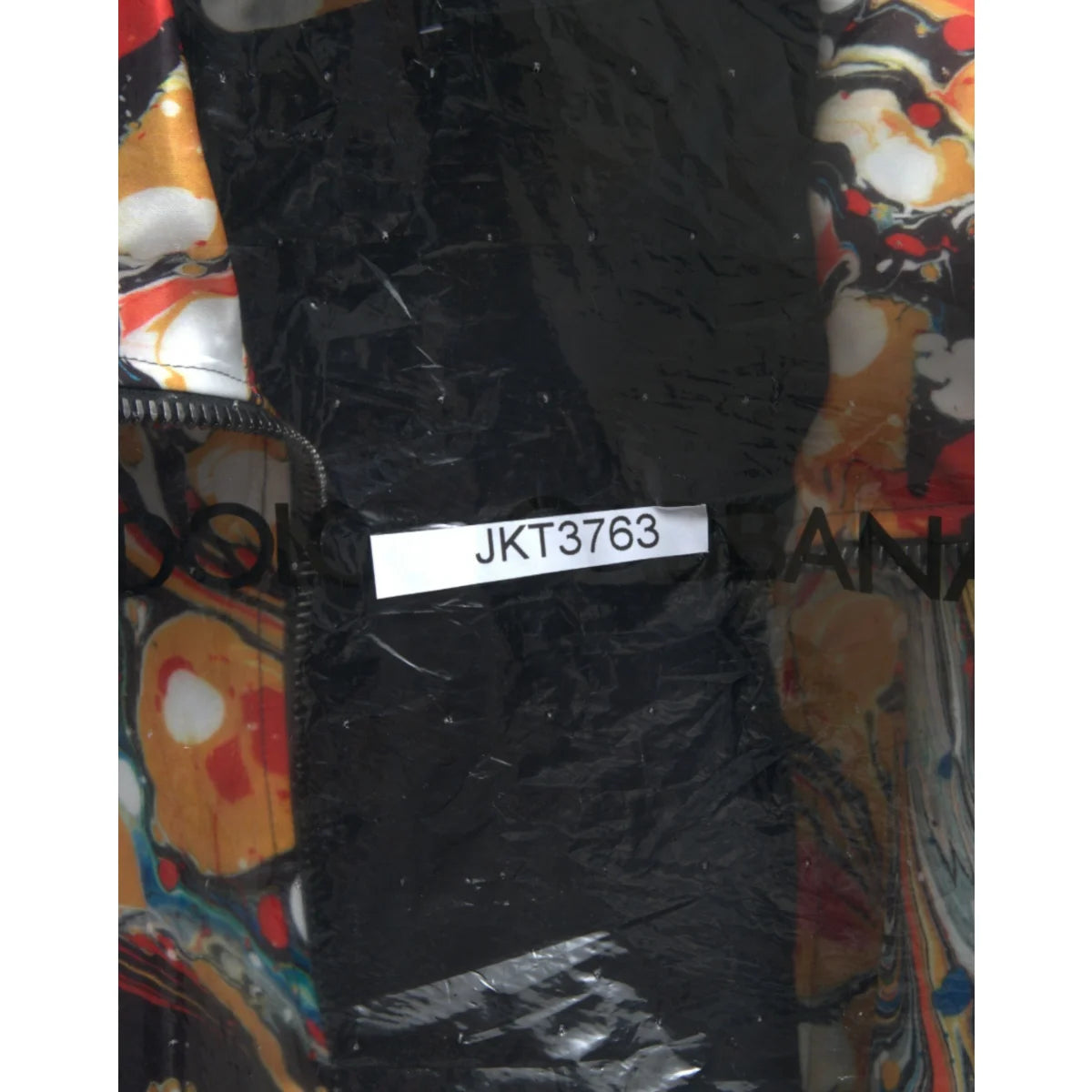 Dolce Gabbana Colorful Abstract Print Jacket Dress Spectacular &