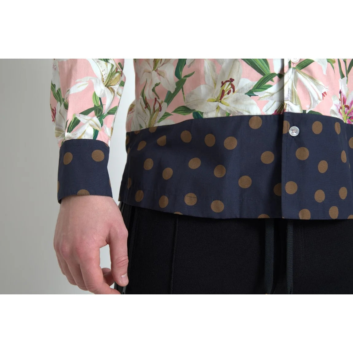 Dolce & Gabbana Cotton Polka Dot Shirt for Effortless Style