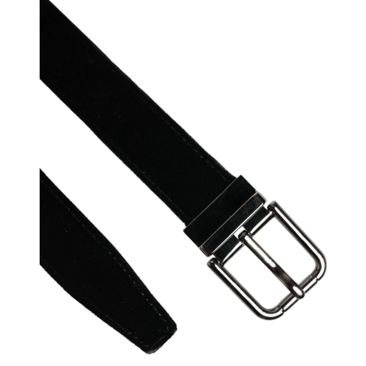 Dolce Gabbana Dress Belt with Metal Buckle in Premium Leather &