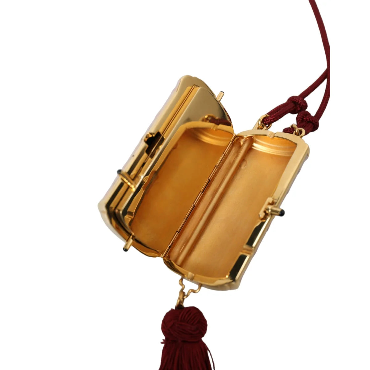 Dolce & Gabbana Exotic Leather Mirror Bag Glamour Strap