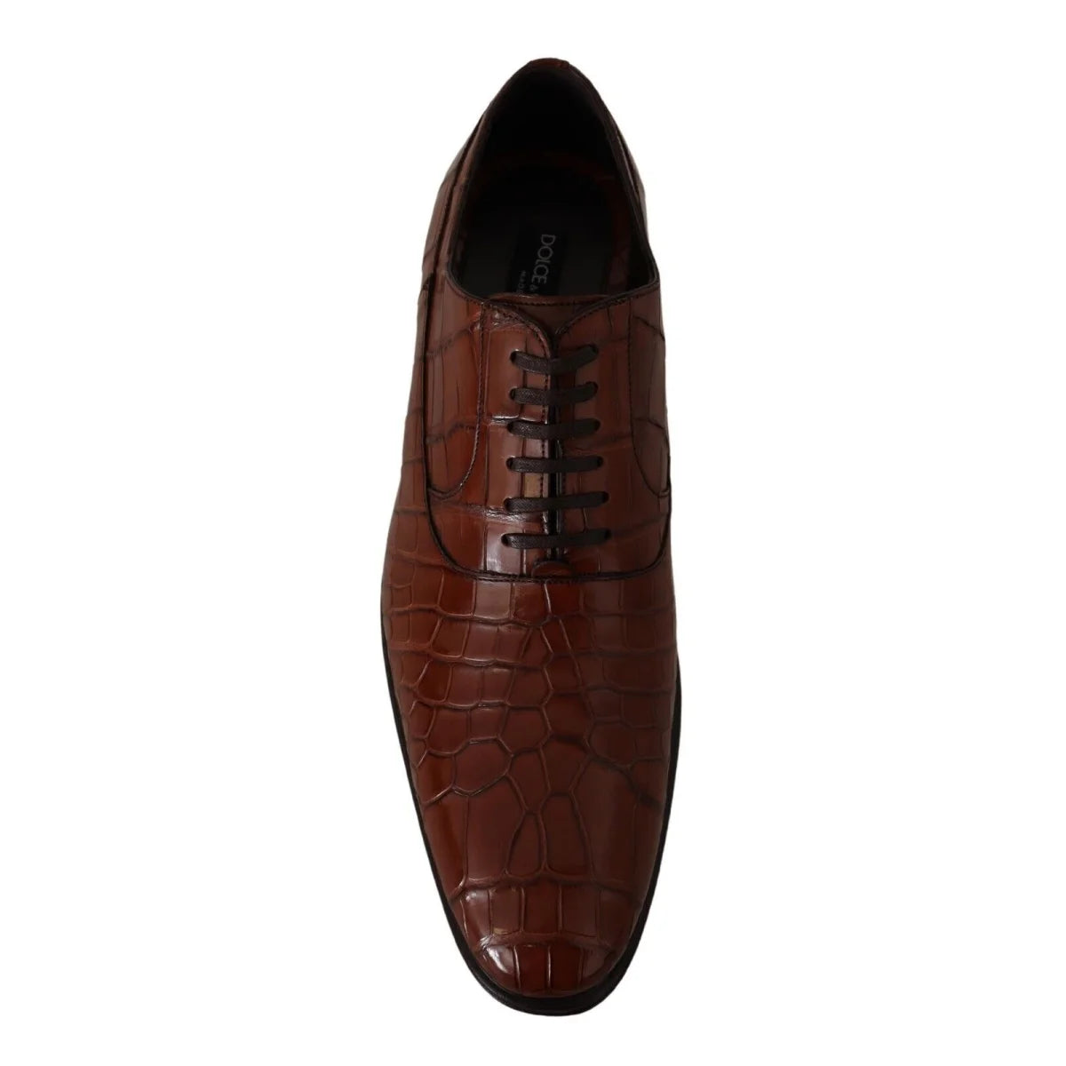 Dolce & Gabbana Exotic Skin Crocodile Dress Formal Shoes