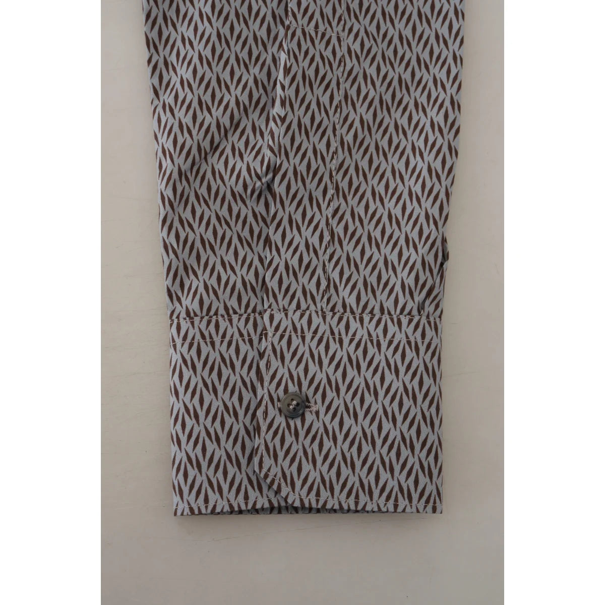 Dolce & Gabbana Gray Brown GOLD Slim Fit Dress Formal Shirt