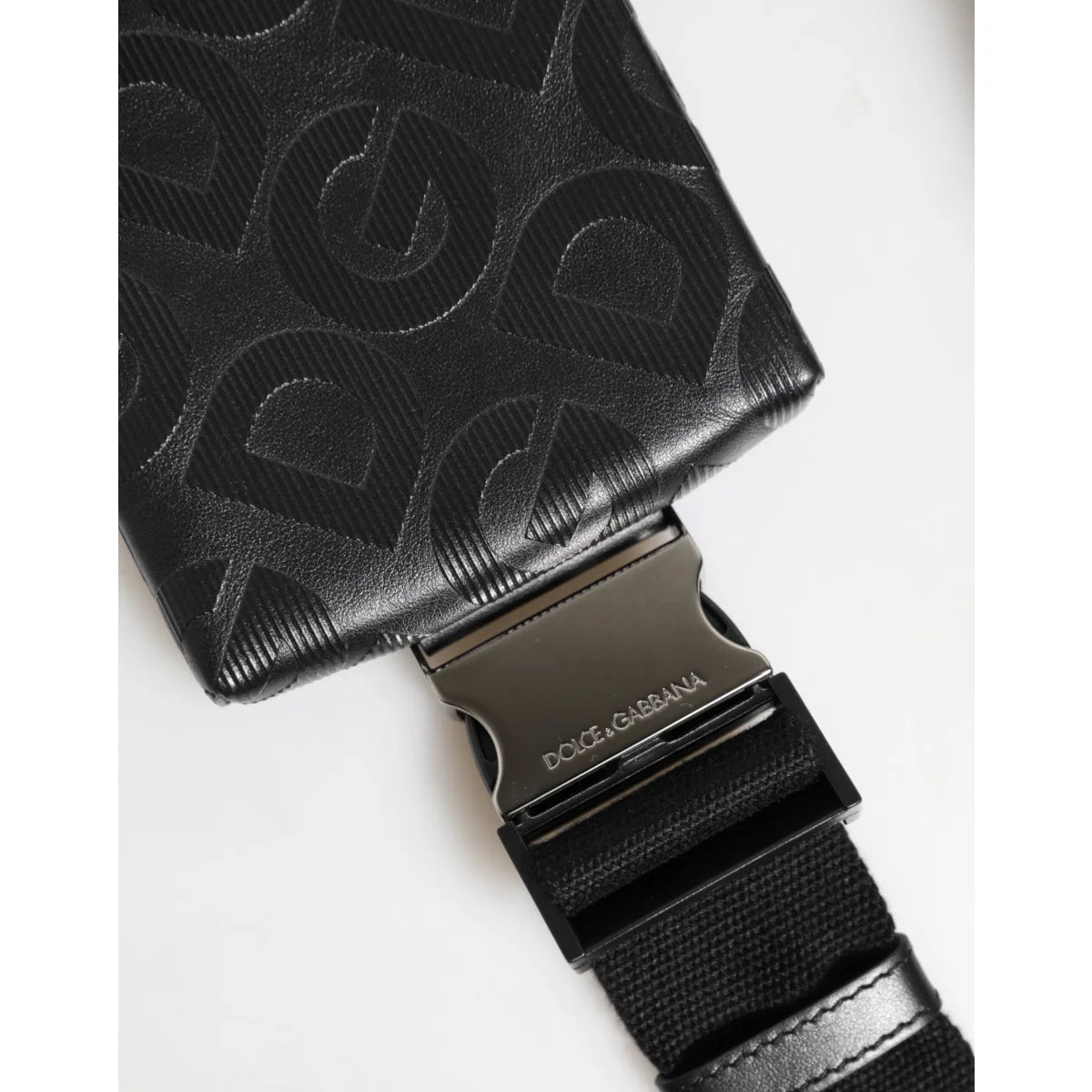 Dolce & Gabbana Gray DG Logo Mania Purse Belt Bag Vibrant Design