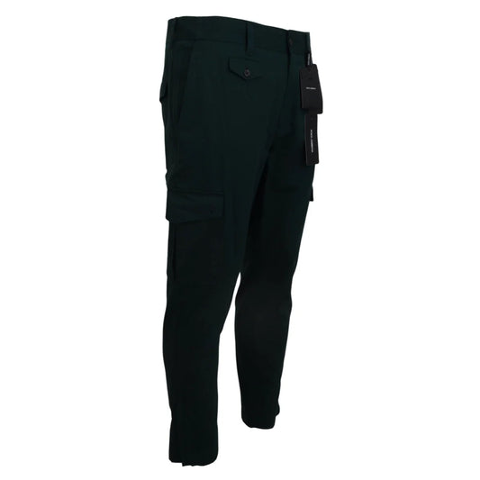 Dolce Gabbana Green Cargo Denim Jeans 100 Percent Authentic &