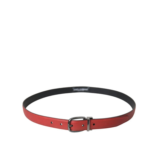 Dolce Gabbana High-Quality Leather Dress Belt Glamour &