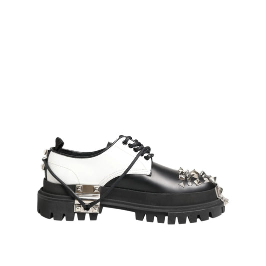 Dolce & Gabbana Italian Lace-Up Dress Shoes for Timeless Clothing Style