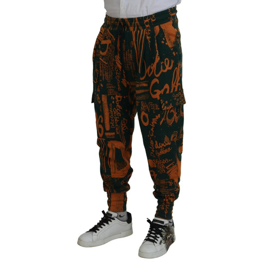 Dolce Gabbana Jogger Cargo MainLine Logo Print Luxury Unleashed &