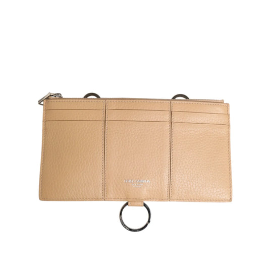 Dolce & Gabbana Large Crossbody Card Holder Wallet with Logo Print