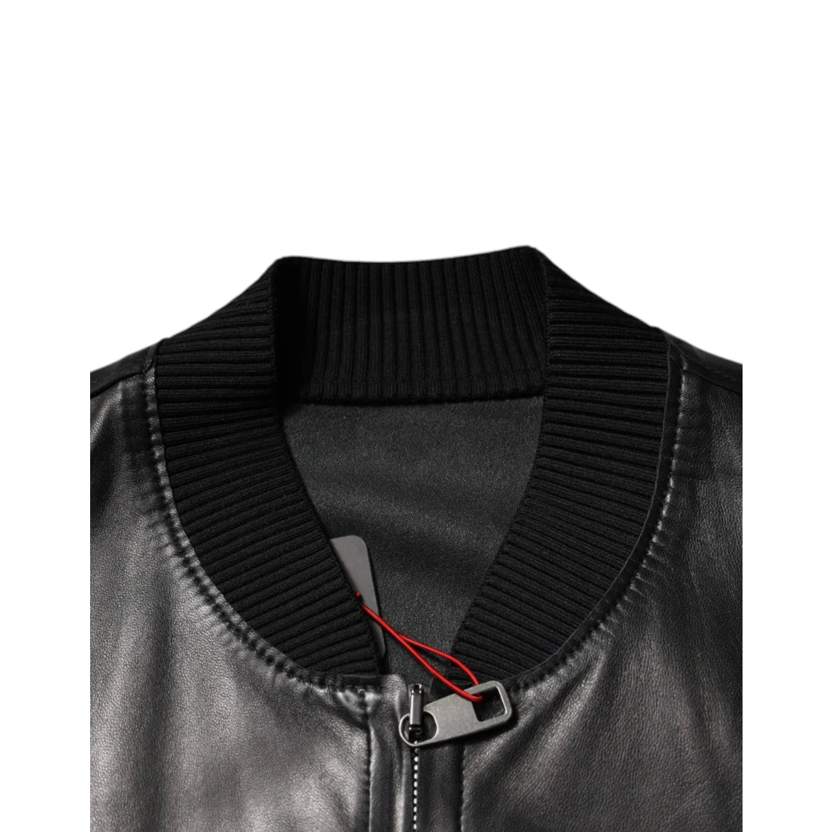Dolce Gabbana Leather Biker Jacket Luxe Style for Bold Statements &