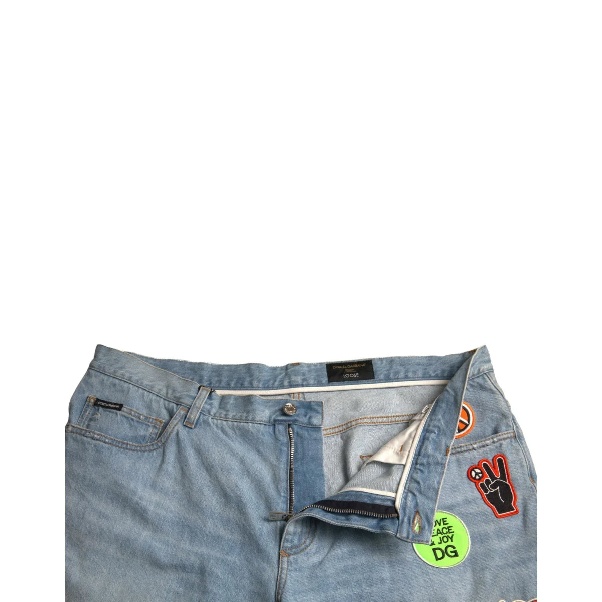 Dolce Gabbana Light Blue Bermuda Denim Shorts Premium Cotton &