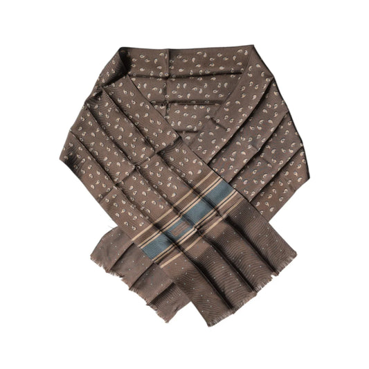 Dolce and Gabbana Luxurious Silk Mens Wrap Scarf &