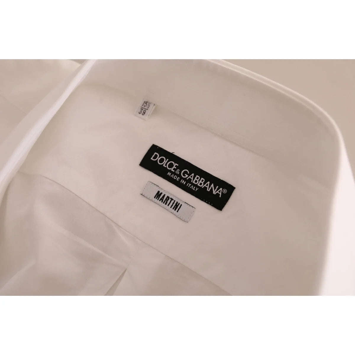 Dolce & Gabbana Martini Cotton Dress Shirt Classic Style