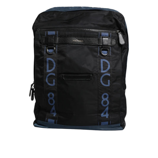 Dolce & Gabbana Nylon Backpack Bag with Logo Authentic Luxury Style