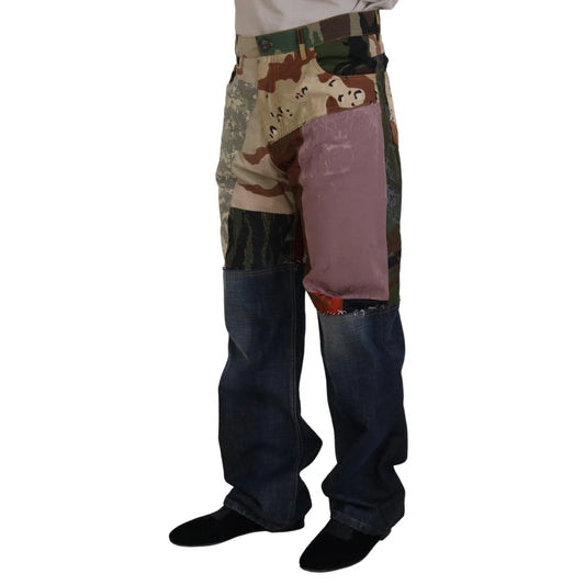 DOLCE & GABBANA Patchwork Denim Jeans MainLine Luxury Collection Dolce Gabbana