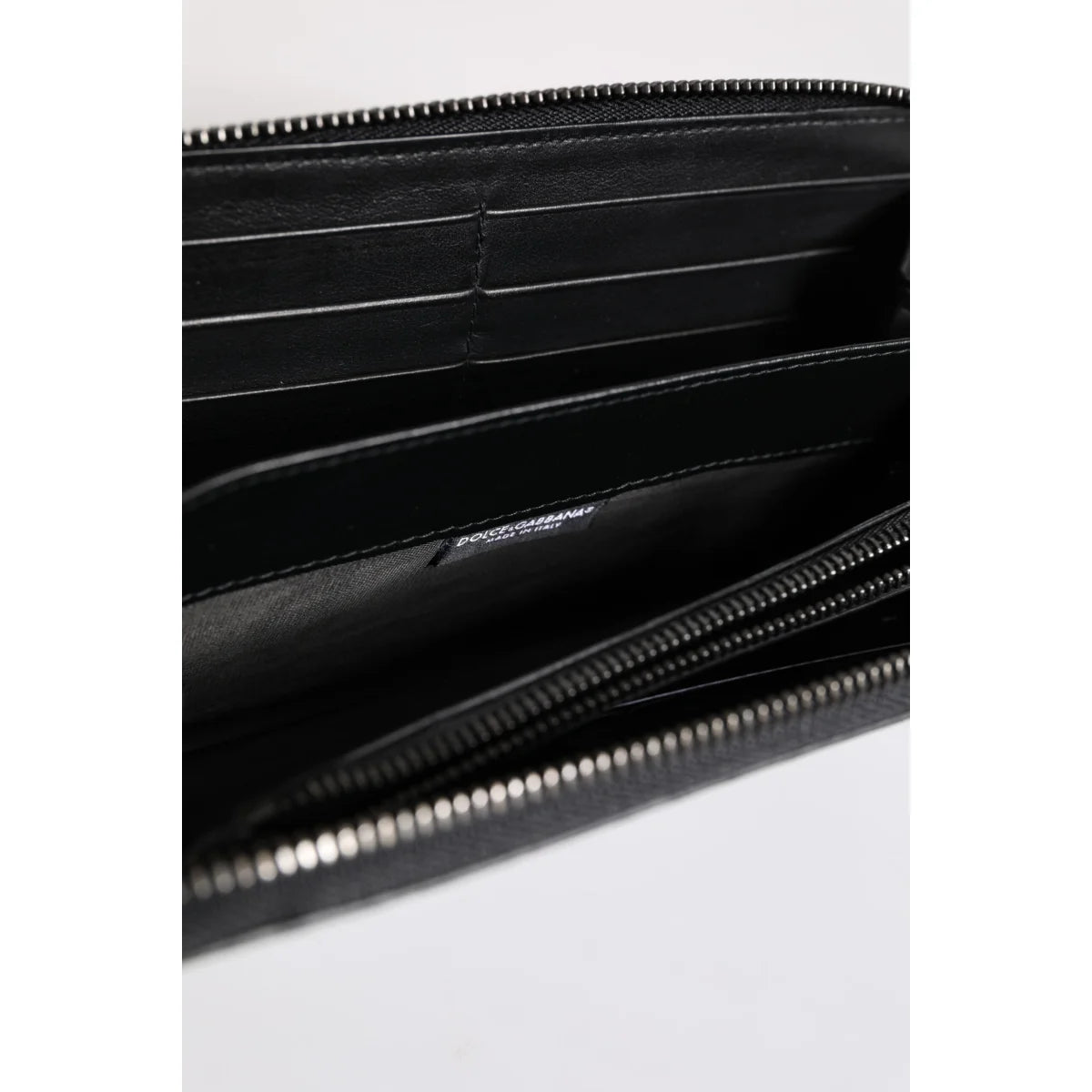 Dolce Gabbana Python Wallet in Blue Black Designer Leatherette &