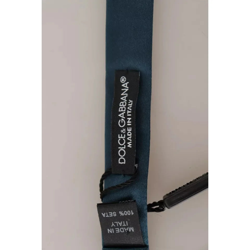 Dolce & Gabbana Silk Adjustable Bow Tie for a Sophisticated Look