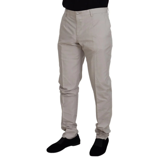 Dolce Gabbana Silk Blend Italian Luxury Trousers &