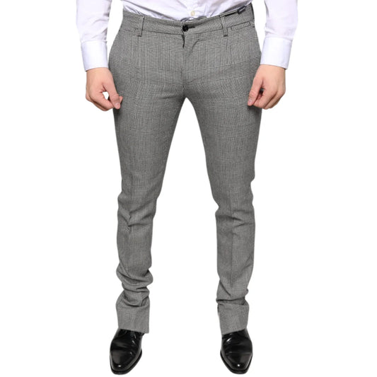 Dolce & Gabbana Skinny Pants Luxurious Wool Designer Style