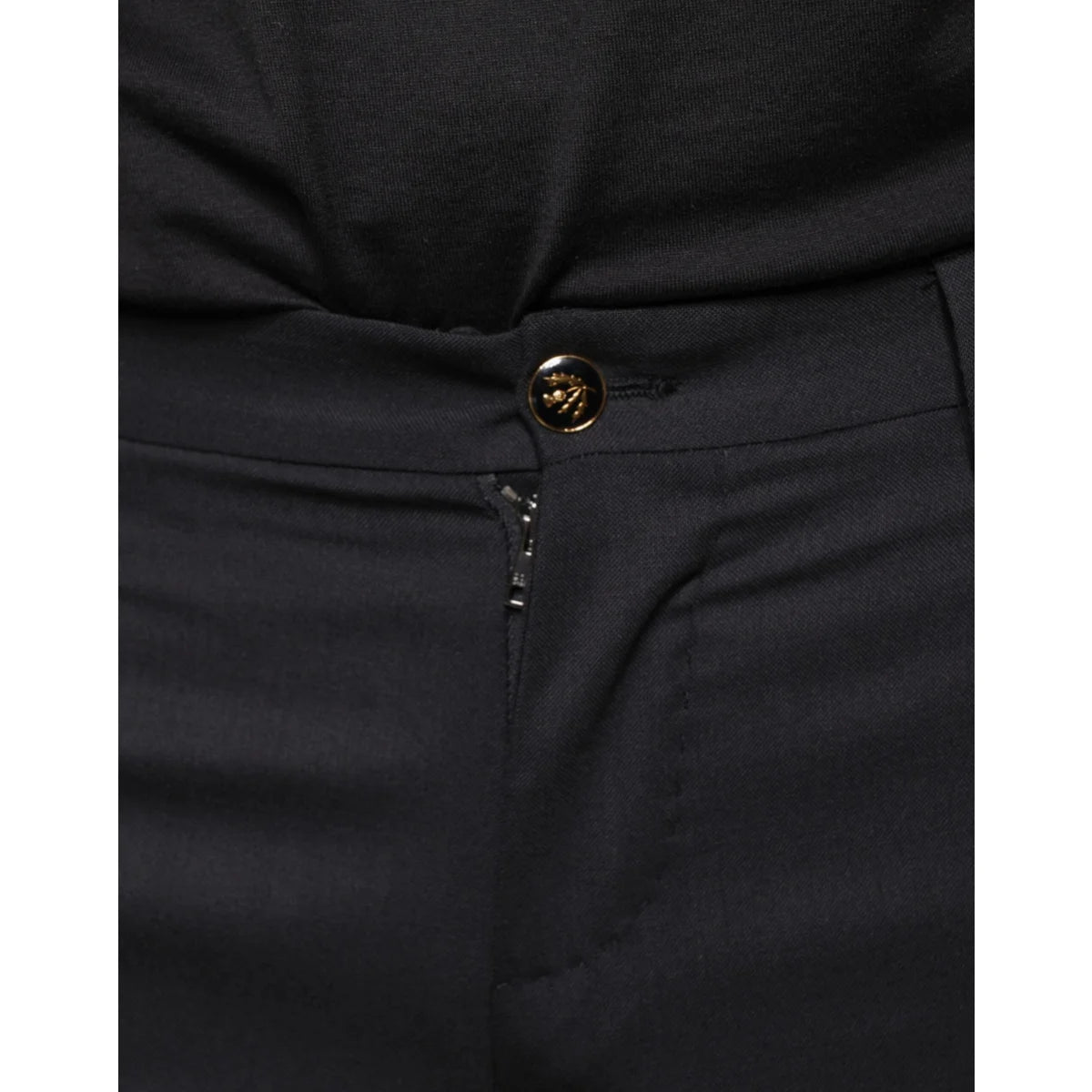 Dolce & Gabbana Wool Skinny Dress Pants Sizzle with Style