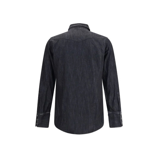 Dsquared² Black Denim Shirt