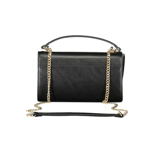 Elegance—the Valentino Bags Chain Shoulder Bag in Lustrous Black Mario