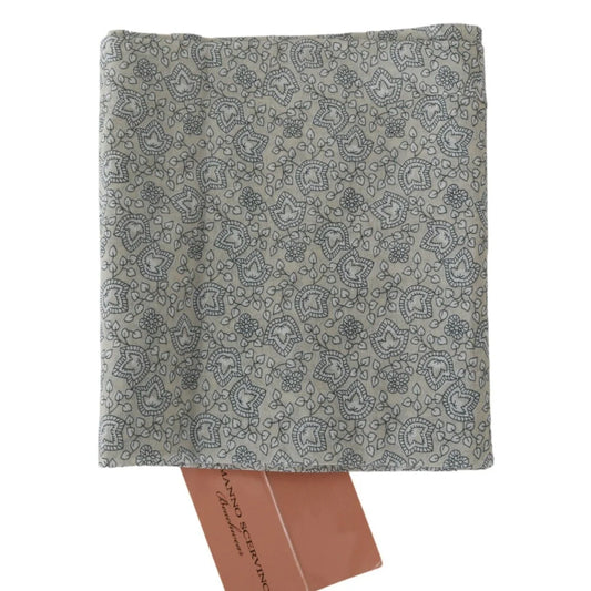 Ermanno Scervino Blue Fantasy Print Beachwear Waist Belt