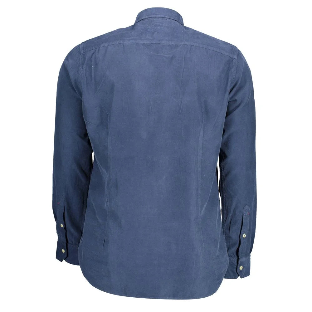 Experience Timeless Sophistication with Blue Cotton Men Shirt U.S. POLO ASSN.