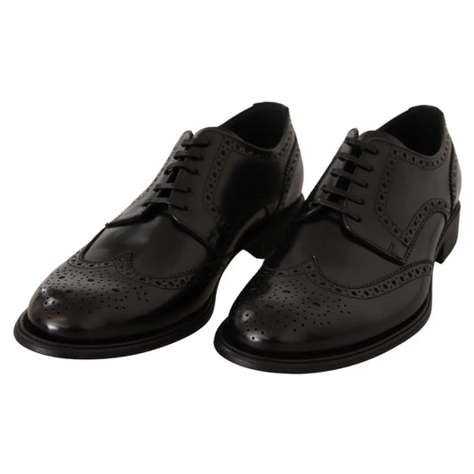 Exquisite Dolce Gabbana Derby Formal Shoes Italian Dress Luxury &