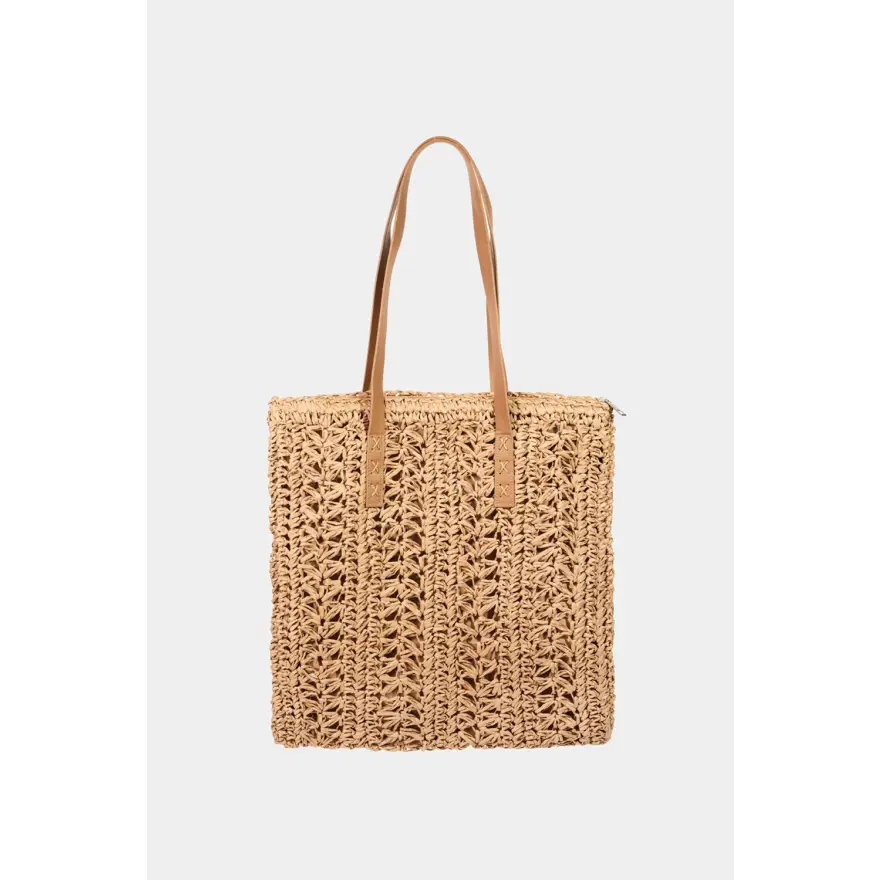 Effortless Summer Style Straw Braided Tote Bag Bags Shopping bags Trendsi