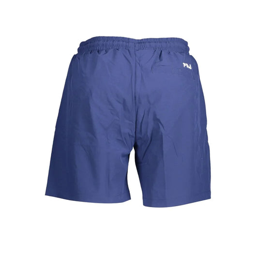 Fila Blu Polyester Men’s Swim Trunk