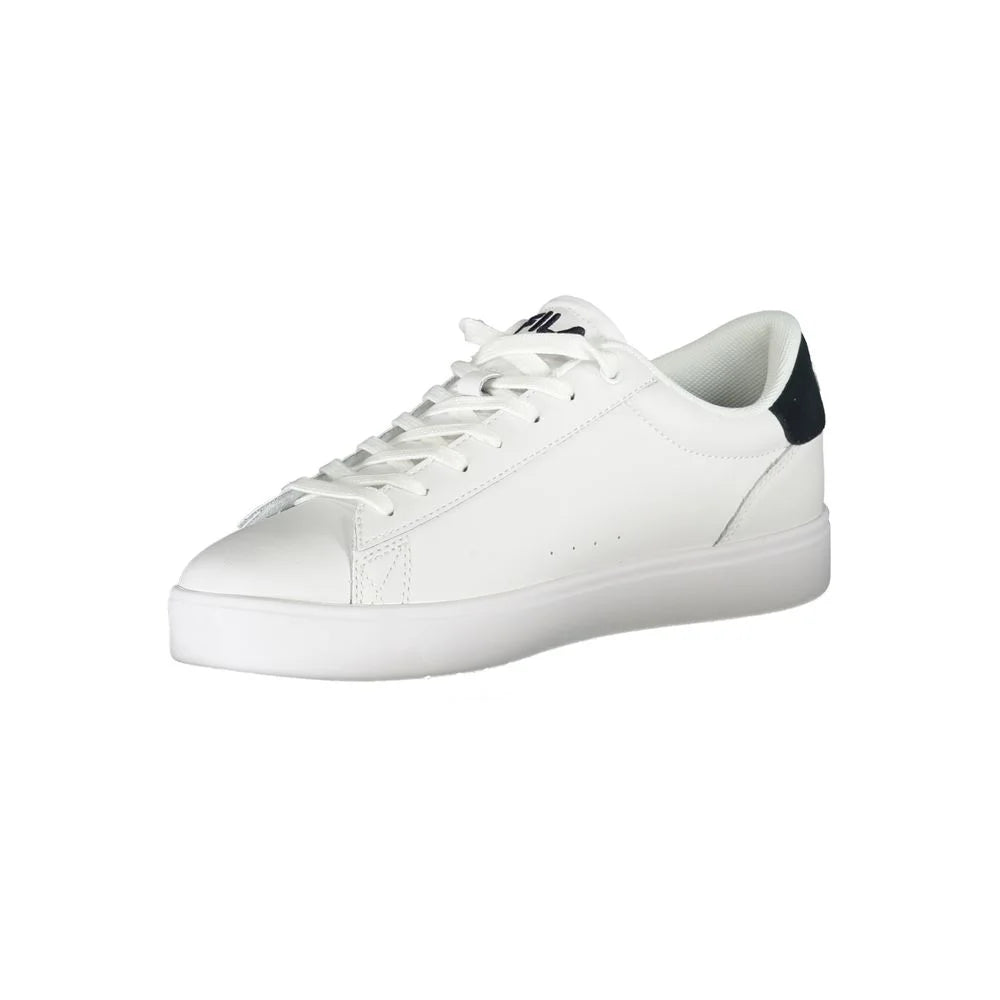 Fila White Polyester Athletic Sneakers