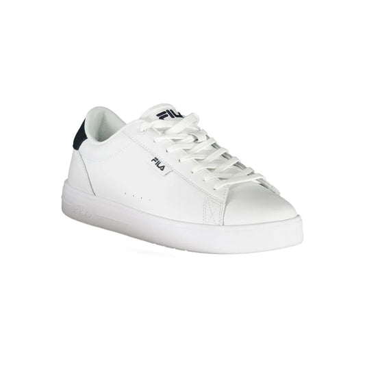 Fila White Polyester Athletic Sneakers