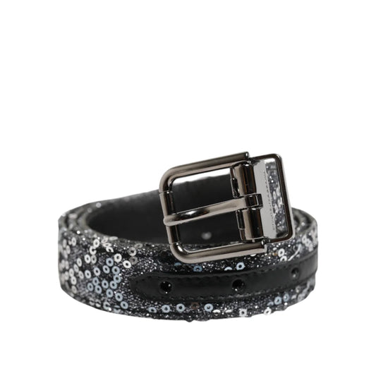 Gabbana Leather Belt with Metal Buckle Distinctive Designer Style Dolce &