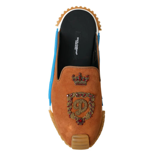 Gabbana NS1 Slides Brown Multicolor Dolce & Dress Game