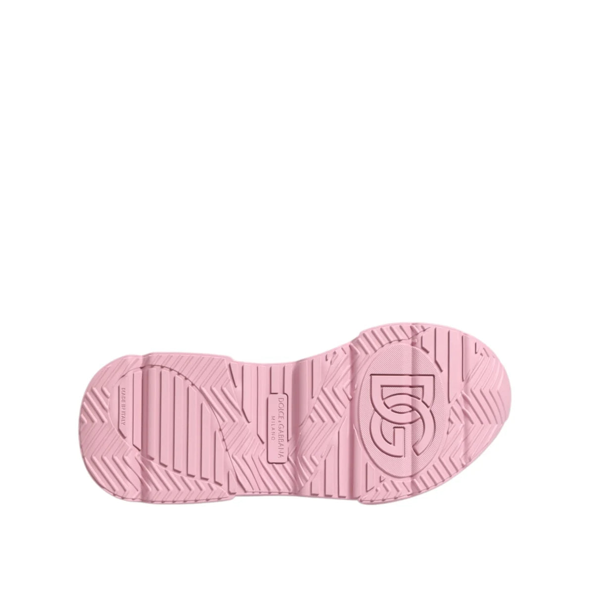 Gabbana Pink Leather Daymaster Low Sneakers for Effortless Style Dolce &