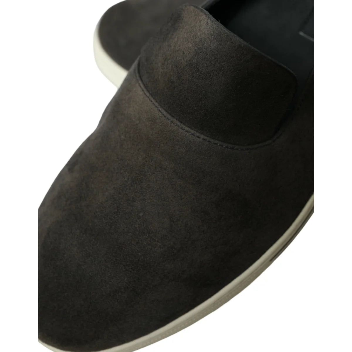 Gabbana Saint Tropez Glam Suede Slippers Shoes with Crocodile Leather Heel Dolce &