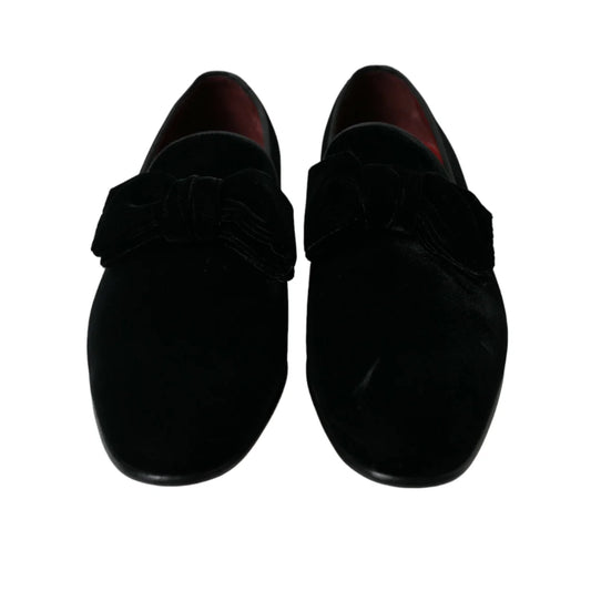 Gabbana Velvet Loafers with Luxurious Leather Outer Sole Dolce &