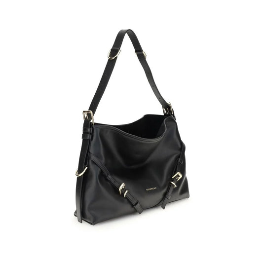 Givenchy Black Calf Leather Bos Taurus Shoulder Bag