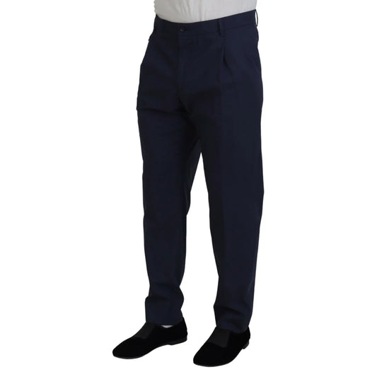 Glamorous Dolce Gabbana Dark Blue Chino Dress Pants &