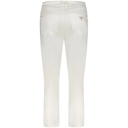 Guess Jeans White High Rise Skinny for a Chic Seamless Silhouette