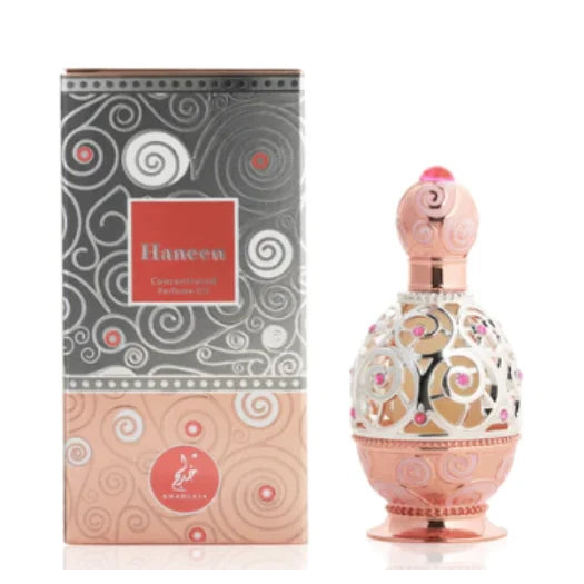 Haneen Rose Gold Non-Alcoholic Concentrated Perfume Oil Sensation Unisex Fragrance Khadlaj