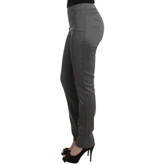 John Galliano Gray slim fit pants