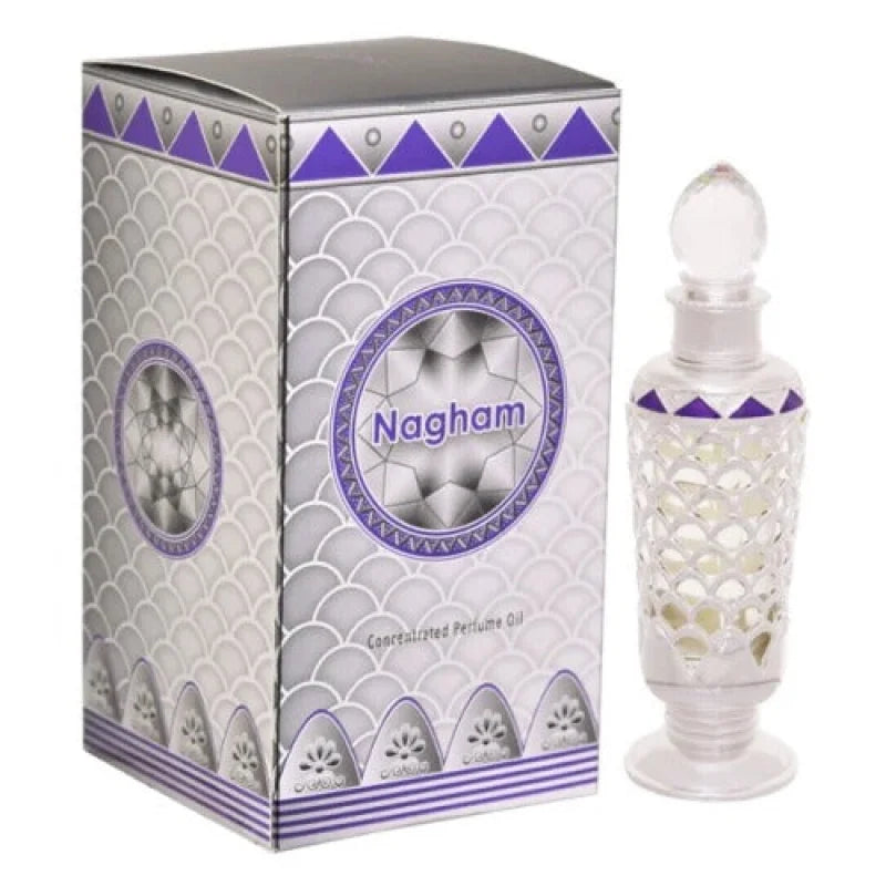 Khadlaj Nagham Concentrated Perfume Oil Cedar Sandalwood Vanilla Smoke Unisex Fragrance